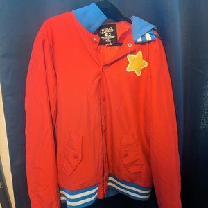 Steven Universe Cheeseburger Hoodie Jacket - Red/Blue ***Official***